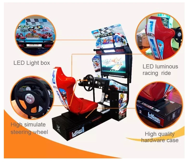 Electronic Simulator Car Racing Arcade Games Machine for Children