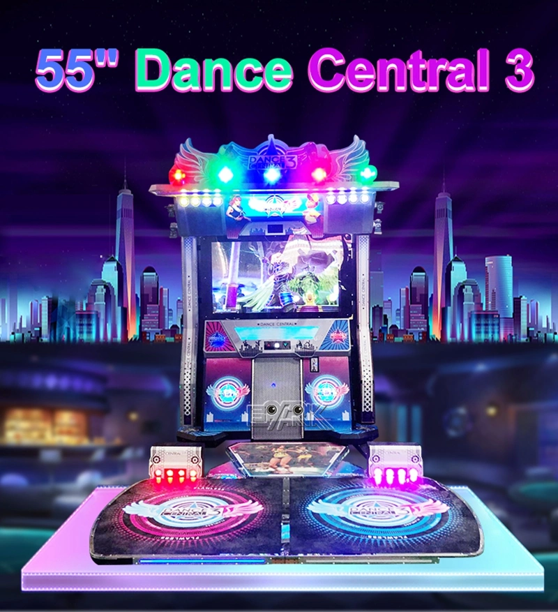 55" Dance Central 3 Coin Operated Games Dance Revolution Arcade Machine Dance Machines